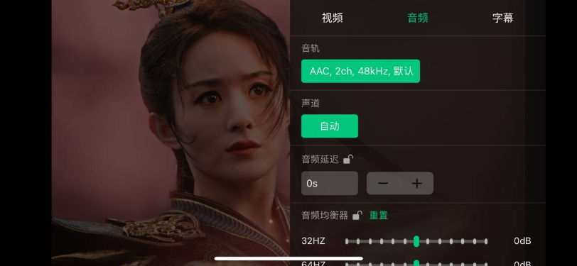 音轨设置截图